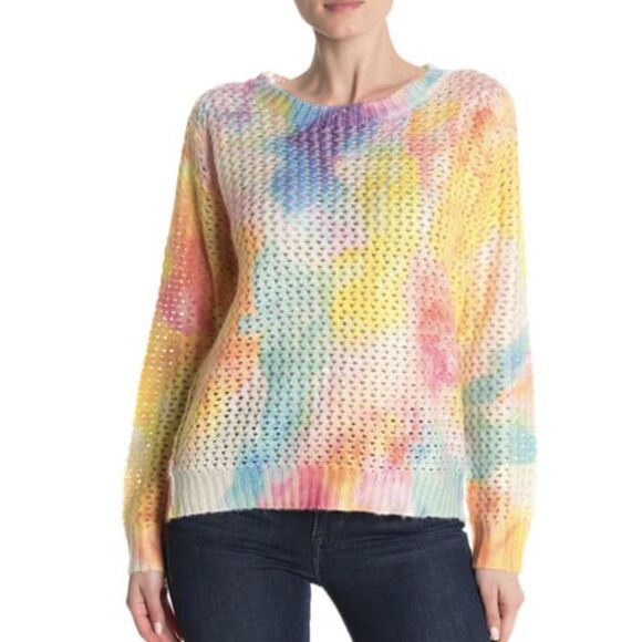 Love + Harmony Ombre Tie-Dye Rainbow Sweater - Picture 1 of 5